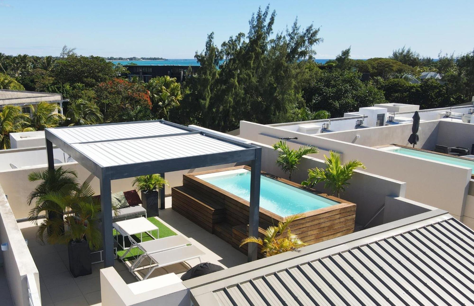 Villa Eden-2 Bedrooms With Private Rooftop Terrace & Pool, Access To Private Beachclub, Ki Residences, Pereybere - Managed By Ksn Grand-Baie Eksteriør billede